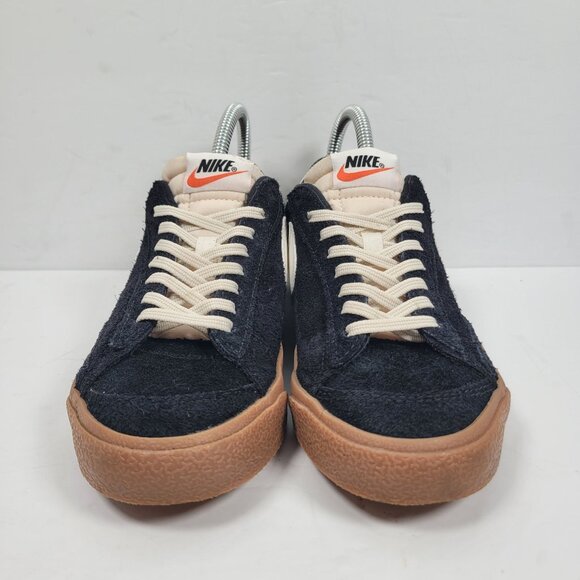 Nike Blazer Low '77 Vintage Women's Black Suede Shoes FQ8060-001 US Size 5.5 - Picture 3 of 8
